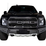 Putco 18-20 Ford F-150 Raptor - Hex Shield - Polished SS Bumper Grille Inserts - 82168