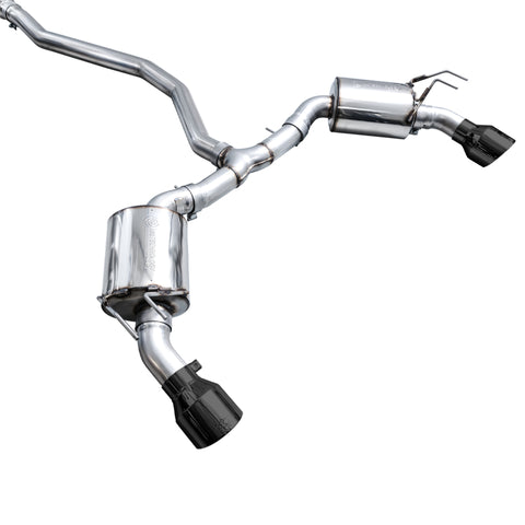 AWE Tuning 22+ Honda Civic Si/Acura Integra Touring Edition Catback Exhaust - Dual Diamond Black Tip - 3015-33331