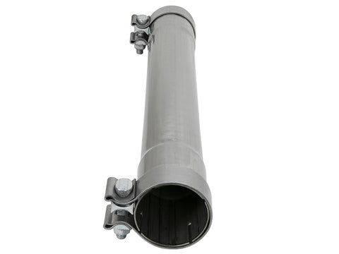 aFe MACH Force-Xp 409 SS Muffler Pipe 2.5in. Inlet/Outlet / 14in. Body / 20in. Length - 49M00035
