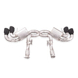Stainless Works 20-21 Chevrolet Corvette C8 6.2L Legend Cat-Back Exhaust w/ Matte Black Tips - C8CBL-B