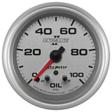 AutoMeter Gauge Oil Press 2-5/8in. 100PSI Stepper Motor W/ Peak & Warn Ultra-Lite II - 7753