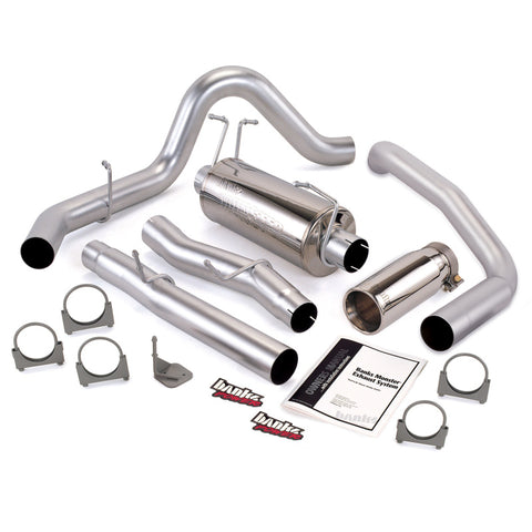 Banks Power 03-07 Ford 6.0L CCSB Monster Exhaust System - SS Single Exhaust w/ Chrome Tip - 48785