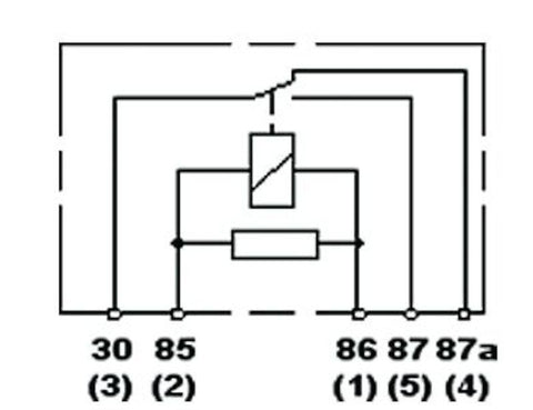 Hella Relay Mini Iso 5 Pole 24V Spdt Res Bkt - 933332161