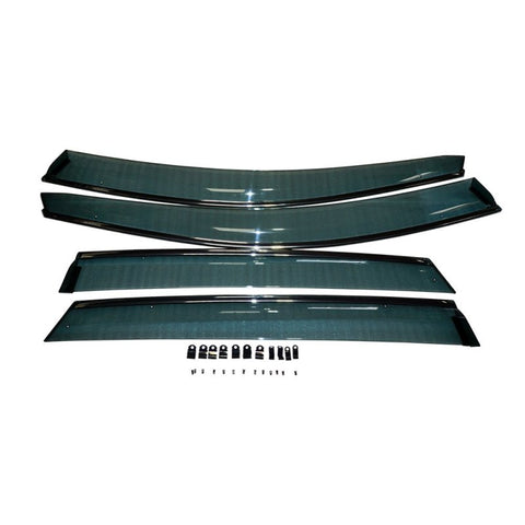 BLOX Racing 07-11 CRV Door Sun Visors Smoke Acrylic 4pcs - BXPP-62005