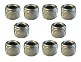 Torque Solution Stainless Steel 1/8 in NPT Plug: Universal 10 Pack - TS-NPT-18.10