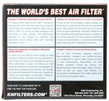 K&N Universal Chrome Filter 2.063in Flange ID x 3.5in Base OD x 2in Top OD x 4in H - RC-1200