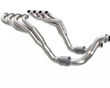 Kooks 20-22 Ford F250 7.3L V8 / Ford F350 7.3L V8 1-7/8in x 3in SS Headers w/ H.O. Green Catted Conn - 1400H440