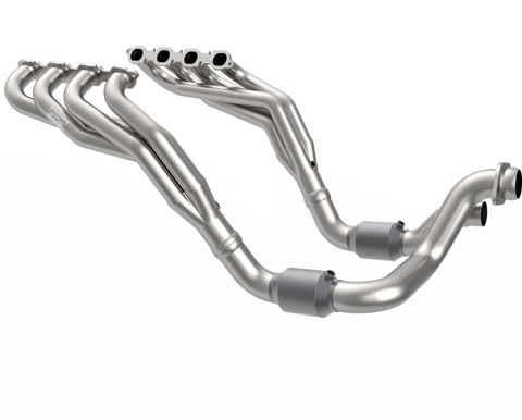Kooks 20-22 Ford F250 7.3L V8 / Ford F350 7.3L V8 1-7/8in x 3in SS Headers w/ H.O. Green Catted Conn - 1400H440