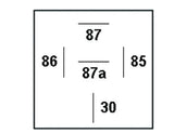 Hella Relay 12V 20/40A Spdt Res Wthr - 007794327