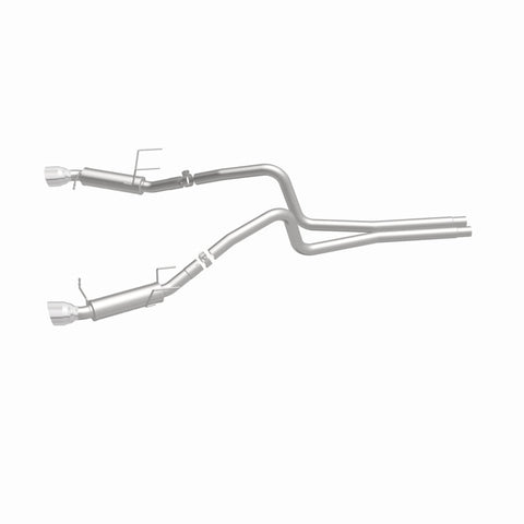 Magnaflow 2014 Ford Mustang V6 3.7L Comp Series Dual Split Rear Polished Stainless C/B Perf Exhaust - 15245