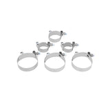 Mishimoto Subaru 02-07 WRX/04-07 STi Top-Mount Intercooler Kit - Silver/Black Hoses - Not For iRHD - MMTMIC-WRX-01SLBK