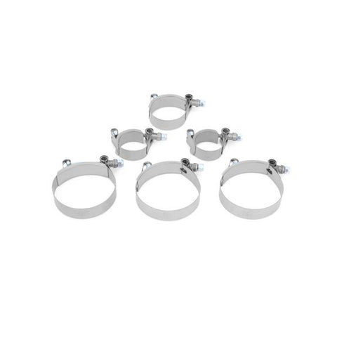 Mishimoto Subaru 02-07 WRX/04-07 STi Top-Mount Intercooler Kit - Silver/Black Hoses - Not For iRHD - MMTMIC-WRX-01SLBK