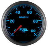 Autometer Elite 52mm 0-100 PSI Fuel Pressure Peak & Warn w/ Electronic Control Gauge - 5671