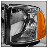 xTune Dodge Ram Sport Model Only 1999-2002 OEM Headlights Chrome HD-JH-DR99-SP-C - 9032165