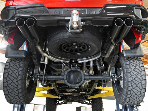 aFe Vulcan Series 3in 304 SS Exhaust Cat-Back w/ Black Tips 2019 GM Silverado/Sierra 1500 V8-5.3L - 49-34105-B