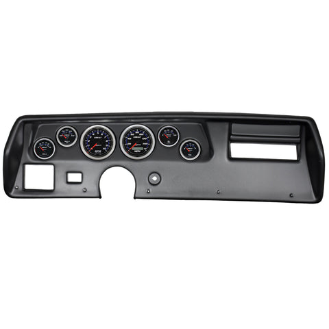 Autometer Cobalt 70-72 Chevelle SS/El Camino Dash Kit 6pc Tach / MPH / Fuel / Oil / WTMP / Volt - 7025-CB