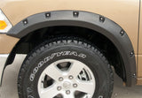 Lund 09-17 Dodge Ram 1500 RX-Rivet Style Textured Elite Series Fender Flares - Black (2 Pc.) - RX204TA