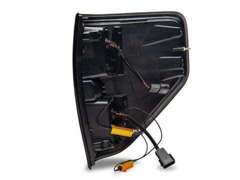 Raxiom 09-14 Ford F-150 Styleside Axial Series LED Tail Lights- Blk Housing (Smoked Lens) - T565678
