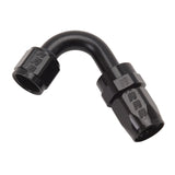 Russell Performance -8 AN Black 120 Degree Full Flow Swivel Hose End - 613415