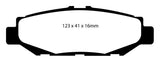 EBC 93-97 Lexus GS300 3.0 Redstuff Rear Brake Pads - DP3848C