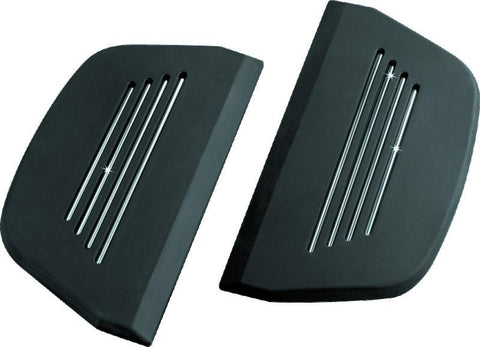 Kuryakyn Premium Passenger Board Inserts 86-Up Touring Models Black - 7554
