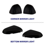 Form Lighting 2009 Ram LED Mirror Lights Corner (Pair) - FL0034