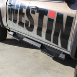 Westin/HDX 07-18 Chevy/GMC Silv/Sierra 15/25/3500 Crew Xtreme Nerf Step Bars - Textured Black - 56-23725