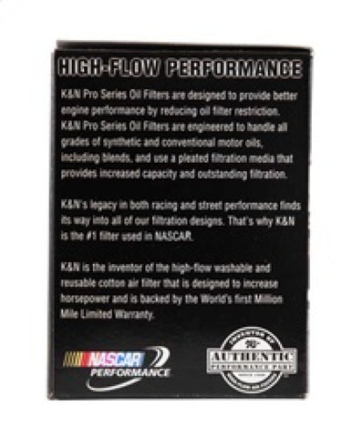 K&N Pro Series Oil FIlter 1.188in ID x 2.125in OD x 2.688in H for 99-01 Cadillac Catera - PS-7001
