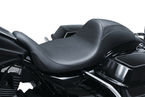 Mustang 08-21 Harley Electra Glide, Rd Glide, Rd King, Str Glide Hightail Fastback 1PC Seat - Black - 75644