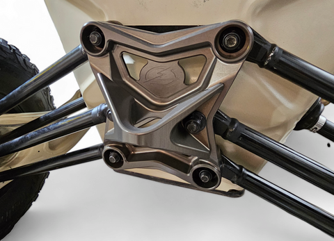 Elektric Offroad 2017-2021 Can Am X3 Maverick Volt Radius Rod Plate Anodized Gun Metal - RRP210013