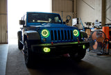 Oracle Jeep Wrangler 07-17 Halo Kit - ColorSHIFT w/ 2.0 Controller - 2665-333