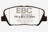 EBC 16+ Hyundai Veloster 1.6 Turbo Ultimax2 Front Brake Pads - UD1827