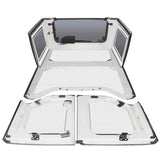 DEI 11-18 Jeep Wrangler JK 4-Door Boom Mat Complete Headliner Kit - 6 Piece - White - 50292