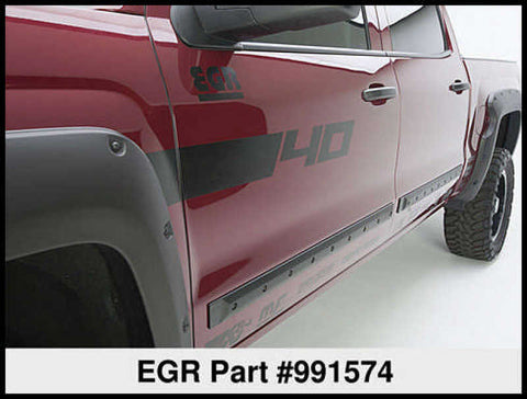 EGR Double Cab Front 41.5in Rear 28in Bolt-On Look Body Side Moldings (991574) - 991574