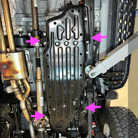 Rival 2024-2026 Ford Ranger Raptor Aluminum Gas Tank Skid Plate - 2333.1889.2.6