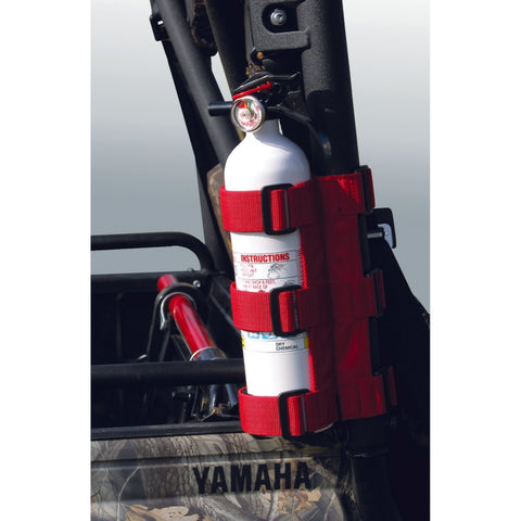 Rugged Ridge Fire Extinguisher Holder Red - 63305.20