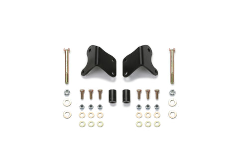 Fabtech 07-18 Jeep JK 4WD Front Lower Shock Mount Relocation Brackets - FTS24141