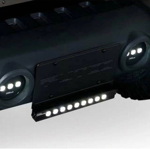 Putco 07-18 Jeep Wrangler - License Plate Frame w/ 10in Luminix Light Bar 3600LM - 2281L