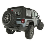 Rugged Ridge Sailcloth Soft Top Black Diamond 10-18 4-Door JK - 13742.01
