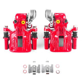 Power Stop 93-07 Ford Taurus Rear Red Calipers w/Brackets - Pair - S4536