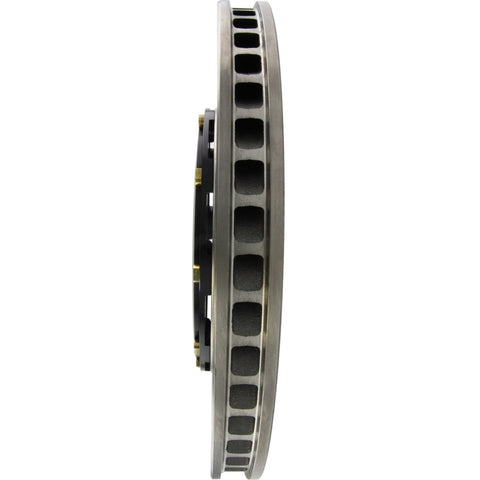 StopTech 09-11 Nissan GT-R Front Left Slotted Bare Iron 380x34mm Aero-Rotor Kit - 129.42104.13