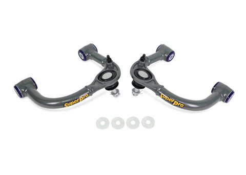 SuperPro 03-09 Lexus GX470 / Toyota 4Runner Sport 4WD Front Upper Fixed Offset Control Arm Set - TRC6480E