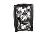 ANZO 2000-2005 Ford Excursion Taillights Black - 211051