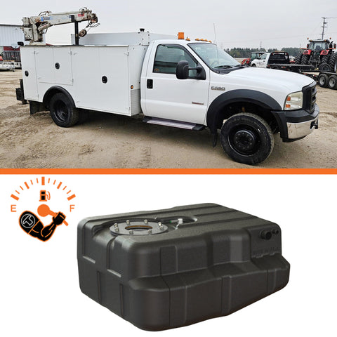 Titan Fuel Tanks 99-10 Ford F-350/F-450 Narrow Frame (PS-191) 40 Gallon After-Axle Utility Fuel Tank - 8020099A