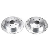 Power Stop 09-10 Pontiac Vibe Rear Evolution Drilled & Slotted Rotors - Pair - JBR1363XPR