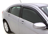 AVS 07-10 Chrysler Sebring Ventvisor Outside Mount Window Deflectors 4pc - Smoke - 94458