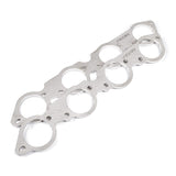 Stainless Works BBC Round Port 304SS Exhaust Flanges 2-3/8in Primaries (Raised Port Heads Only) - HFBBCH238RSD