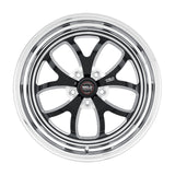 Weld S76 15x17.33 / 5x4.75 BP / 5.5in. BS Black Wheel (Medium Pad) - Non-Beadlock - 76MB-517B55A