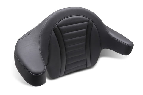 Mustang 23-24 HD CVO Road Glide(ST), 2024 Rd Glide and Street Glide Deluxe Pass Arm Backrest - Black - 88403