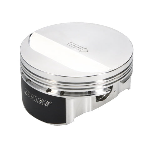 Manley Chevrolet LS Series 4.000in Stroke 4.125in Bore -5cc Flat Top Standard Pistons - Set of 8 - 592300C-8